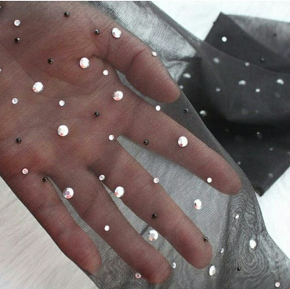 Rhinestone pantyhose - Picture 4 of 4